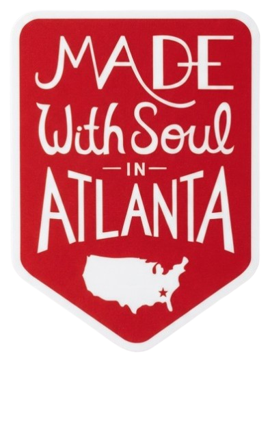 Made with Soul in Atlanta — local roots badge